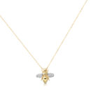 9ct-Gold-CZ-Bee-Pendant-P65