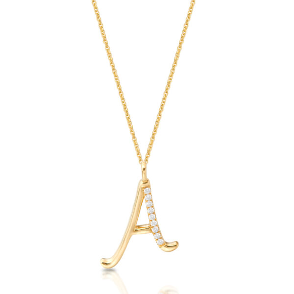 9ct-Gold-CZ-Letter-A-Pendantt-INITIAL-A