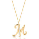 9ct-Gold-CZ-Letter-M-Pendantt-INITIAL-M