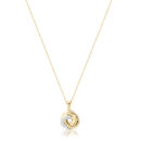 9ct-Gold-CZ-Pendant-P64