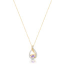 9ct-Gold-CZ-Pendant-P69A