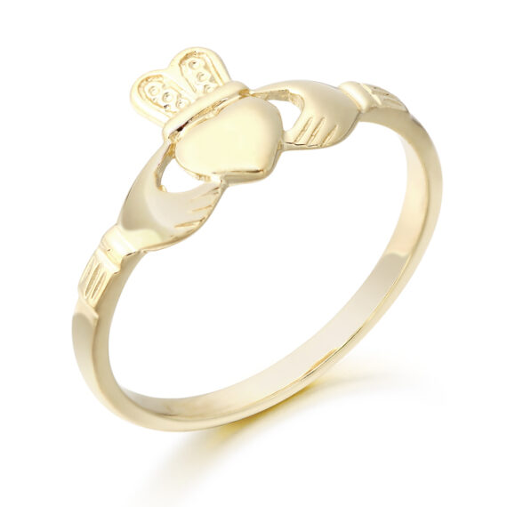 9ct Gold Claddagh Ring - CL10