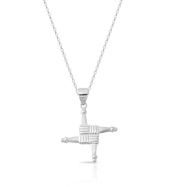 Silver-St-Brigid-Cross-Pendant-SC89