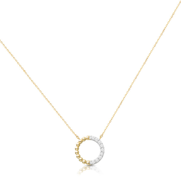 9ct-Gold-CZ-Circle-Pendant-P62