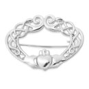 Silver-Celtic-Claddagh-Brooch-SBR01