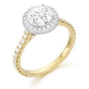 18ct Gold Lab Diamond Engagement Ring-DPL702