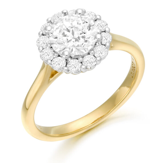 18ct Gold Lab Diamond Engagement Ring - DPL703