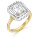 18ct Gold Lab Diamond Engagement Ring-DPL706