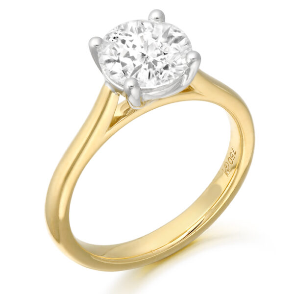 18ct Gold 1.84CT Diamond Engagement Ring-DPL717