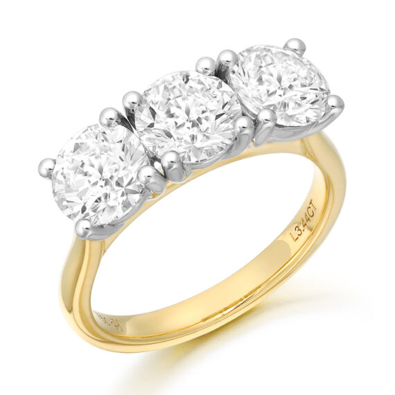 18ct Gold Diamond Engagement Ring-DPL721