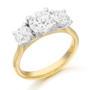 18ct Gold Diamond Engagement Ring-DPL722